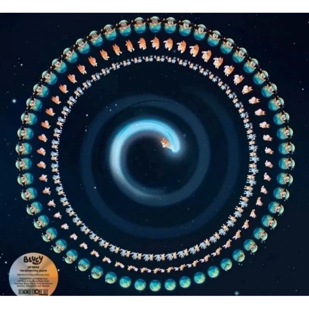 Bluey Up Here Zoetrope Picture Disc RSD 2026 Vinyl MINT